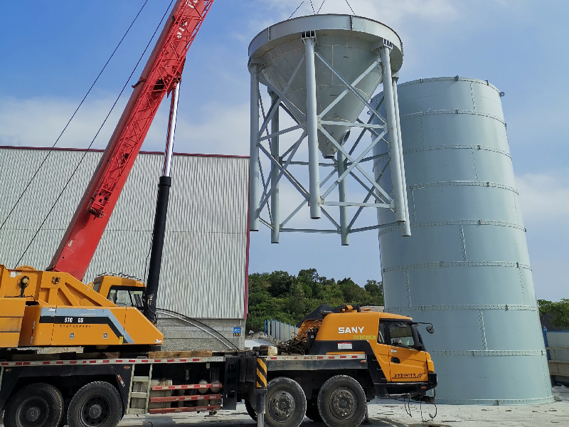 Wir haben die Silso-Installation der Zementmischanlage Hanoi in Vietnam erfolgreich abgeschlossen