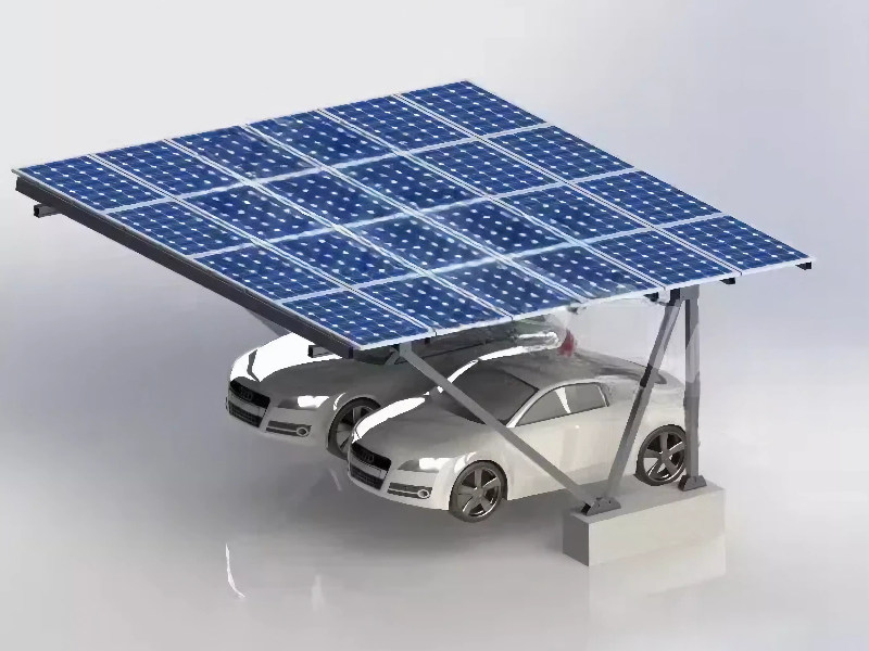 solar car parking steel structure design